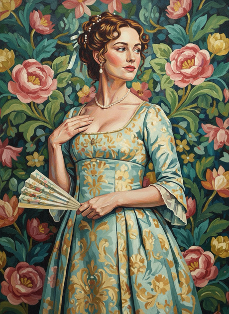 Victorian Grace (100 Color Diamond Painting) Diamond Painting kit