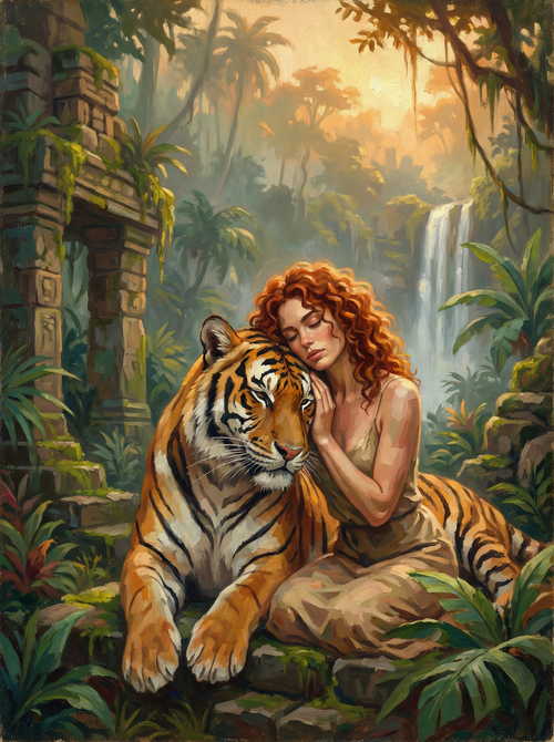 Jungle Bond Serenity (100 Color Diamond Painting) Diamond Painting kit