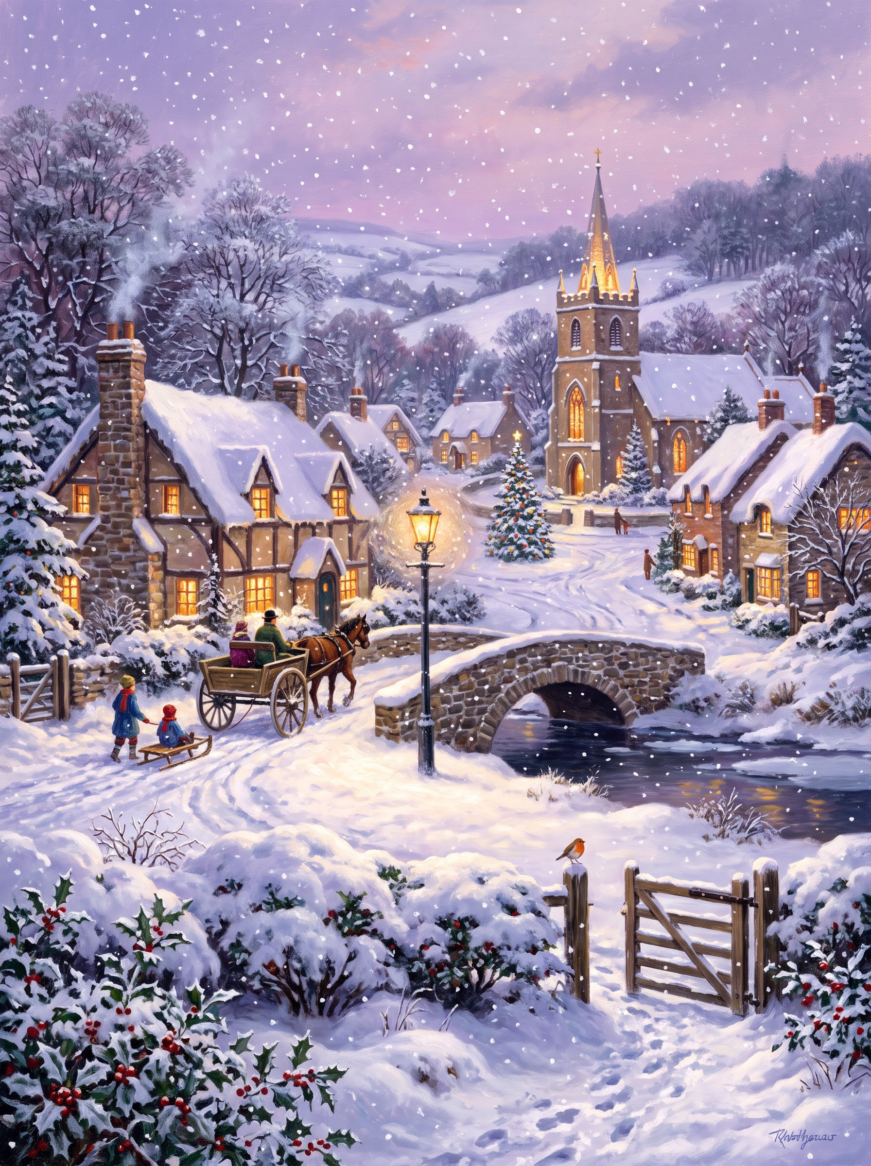 First Snowfall Village