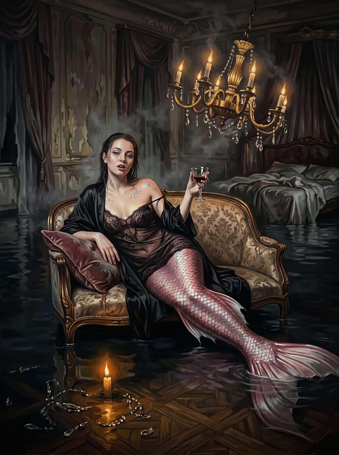 Flooded Ballroom Mermaid