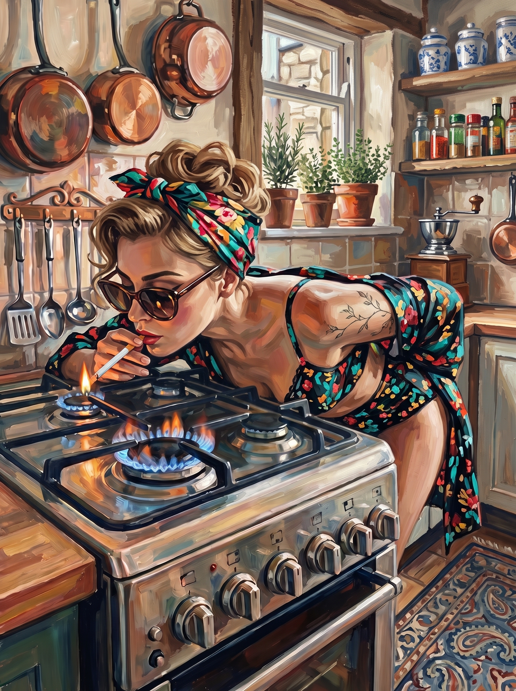 Floral Wrap Morning