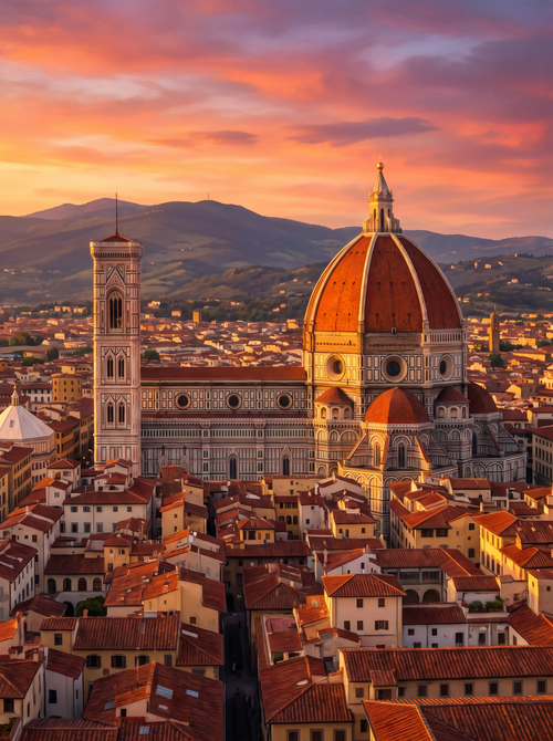 Florence Duomo Sunset