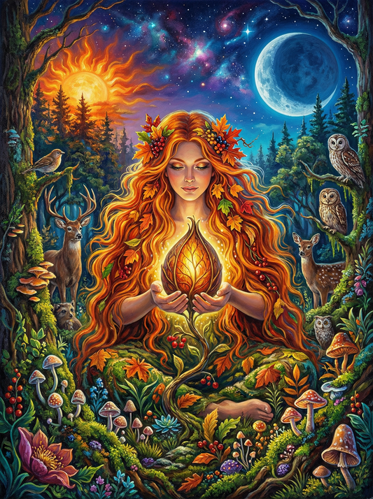 Forest Goddess Spirit (Diamond Painting)