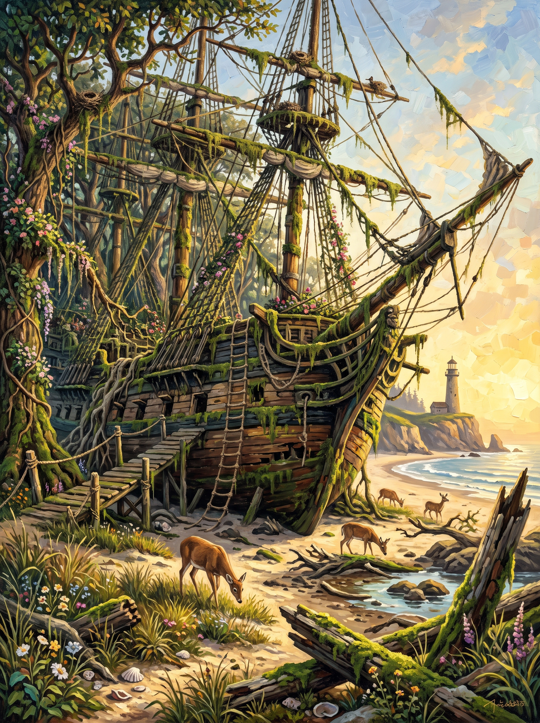 Forest in a Shipwreck
