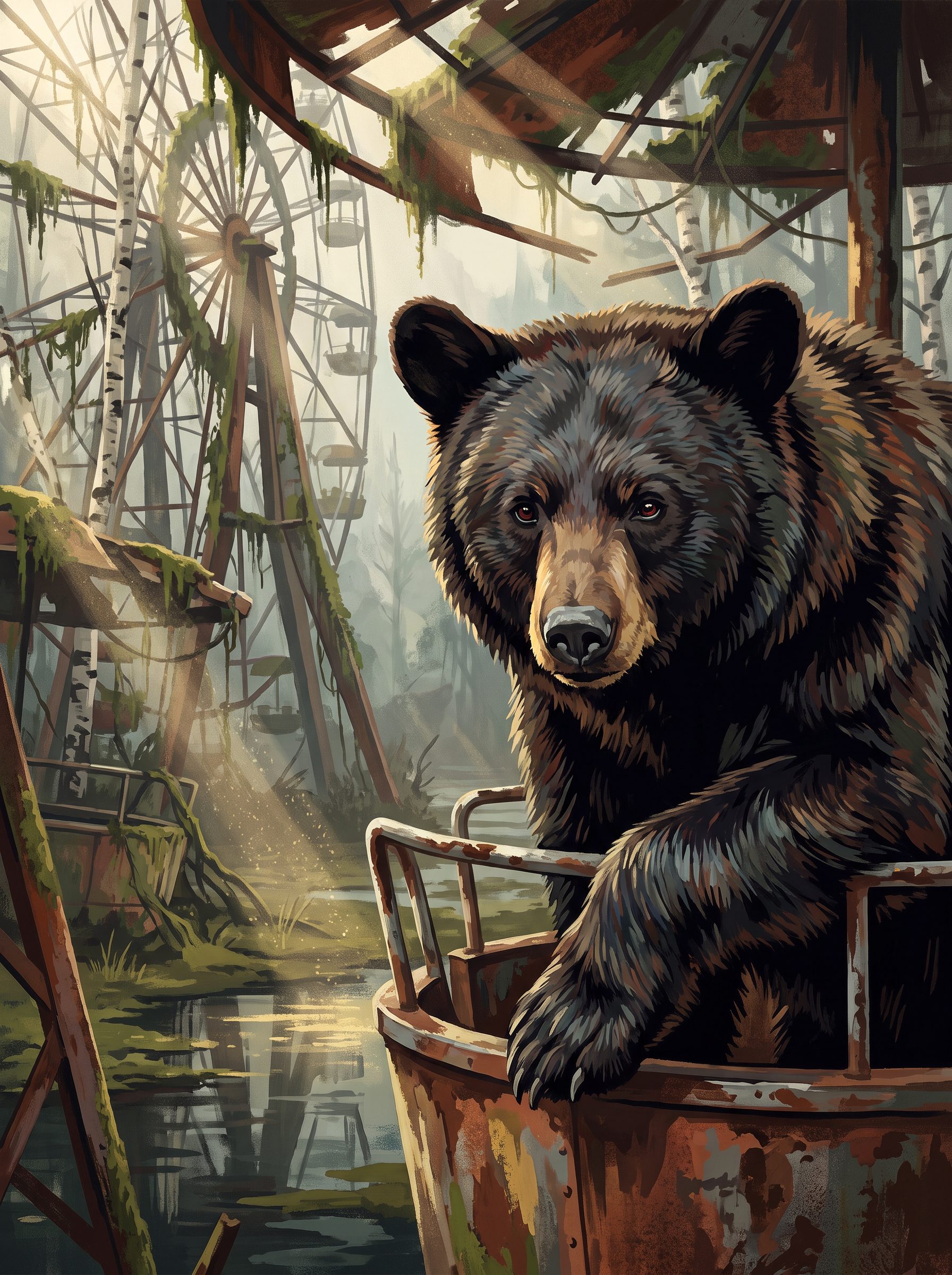 Forgotten Fairground Bear