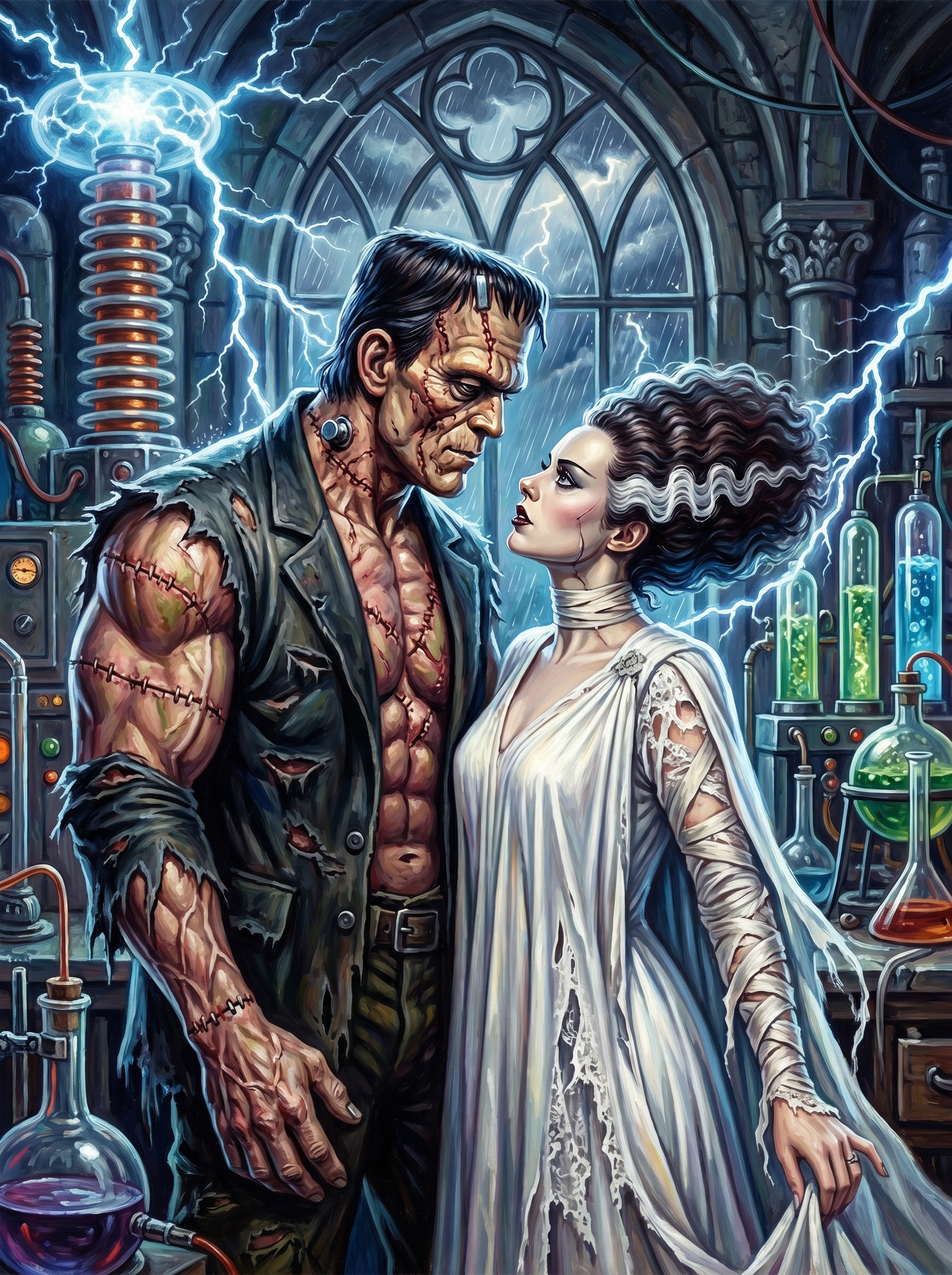 Frankenstein Monster Bride Lab (80 Colors)