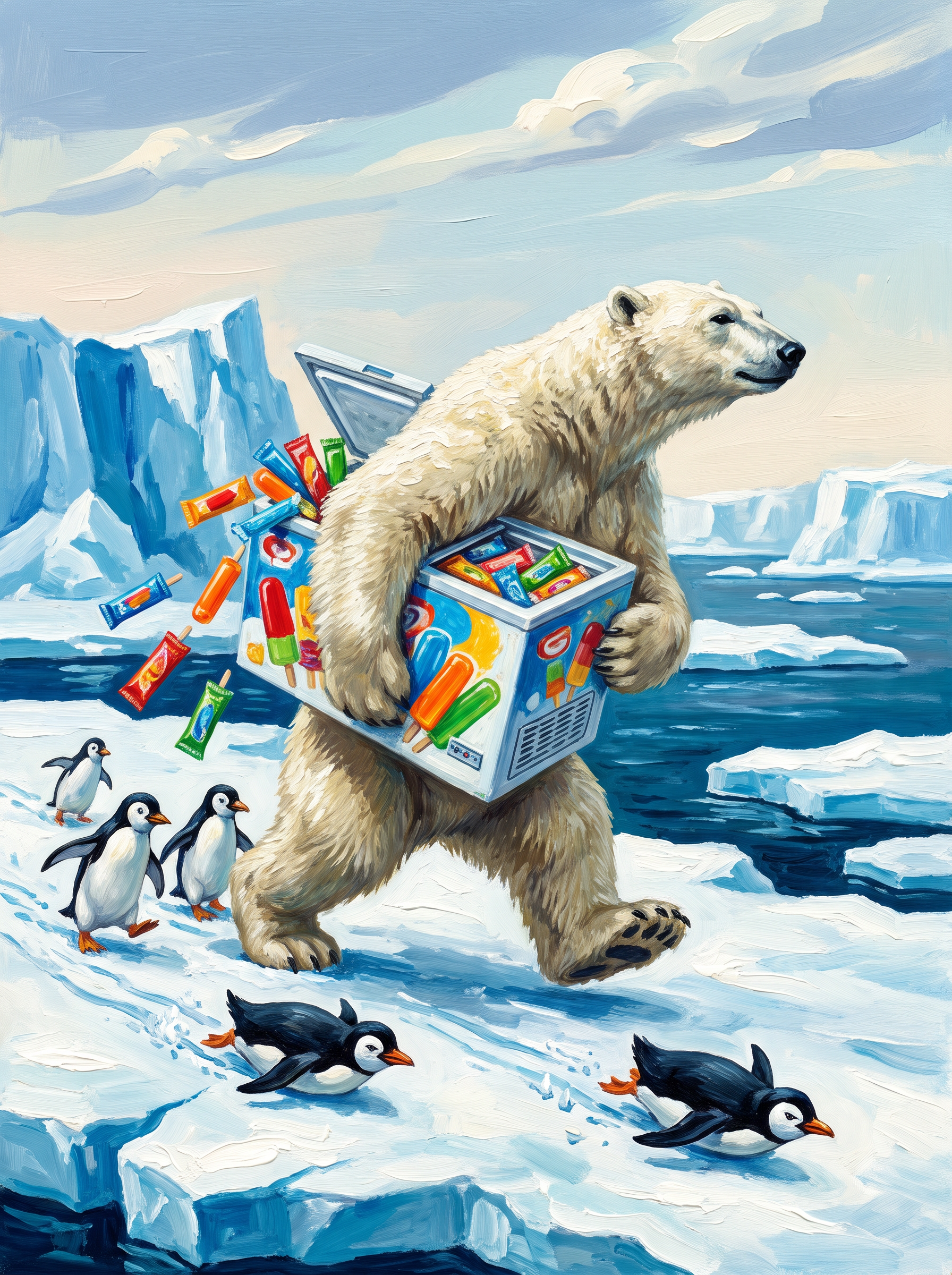 Freezer Heist Polar Bear