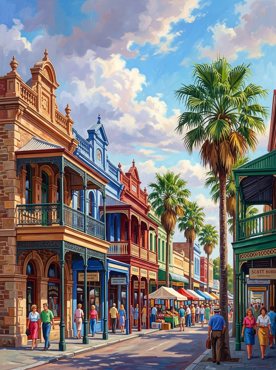Fremantle Port (150 Color Diamond Painting)