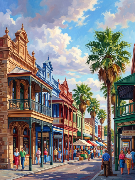 Fremantle Port (150 Color Diamond Painting) Diamond Painting kit