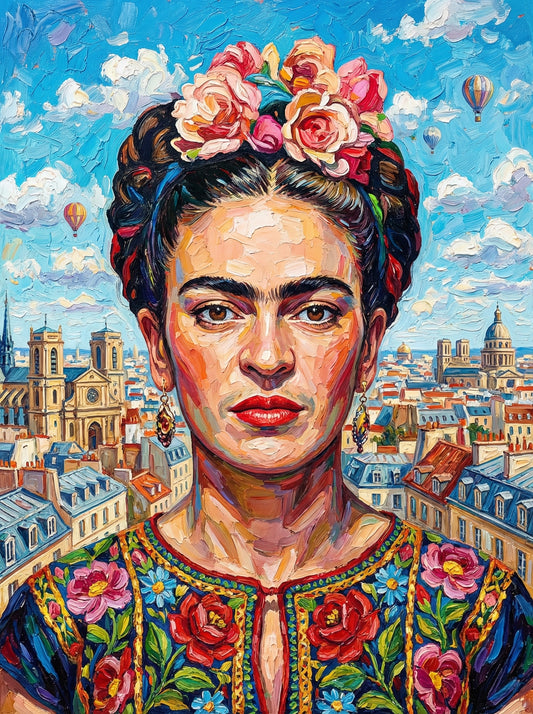 Frida Kahlo Portrait (100 Color Diamond Painting)