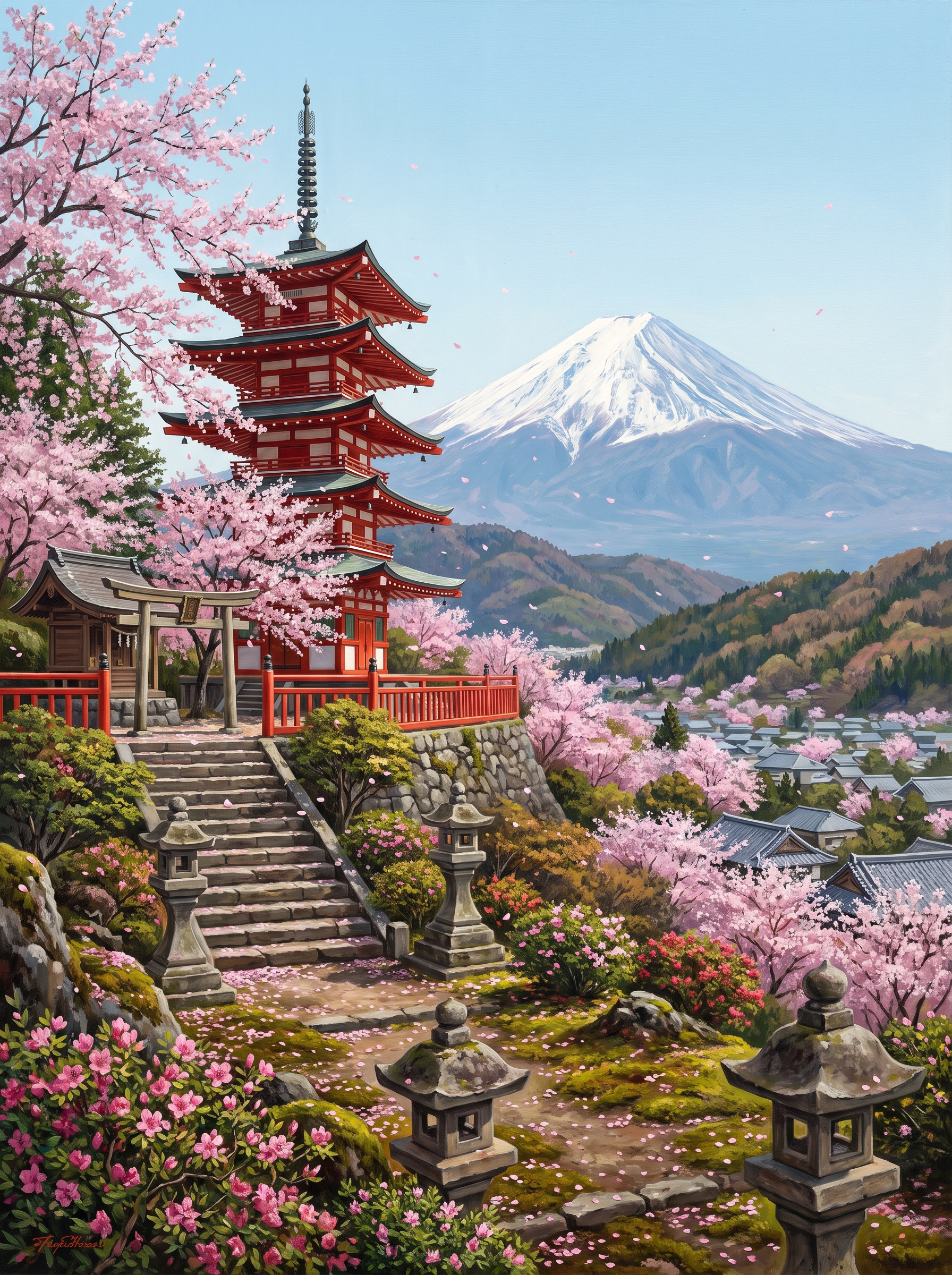 Fuji Pagoda Blossom