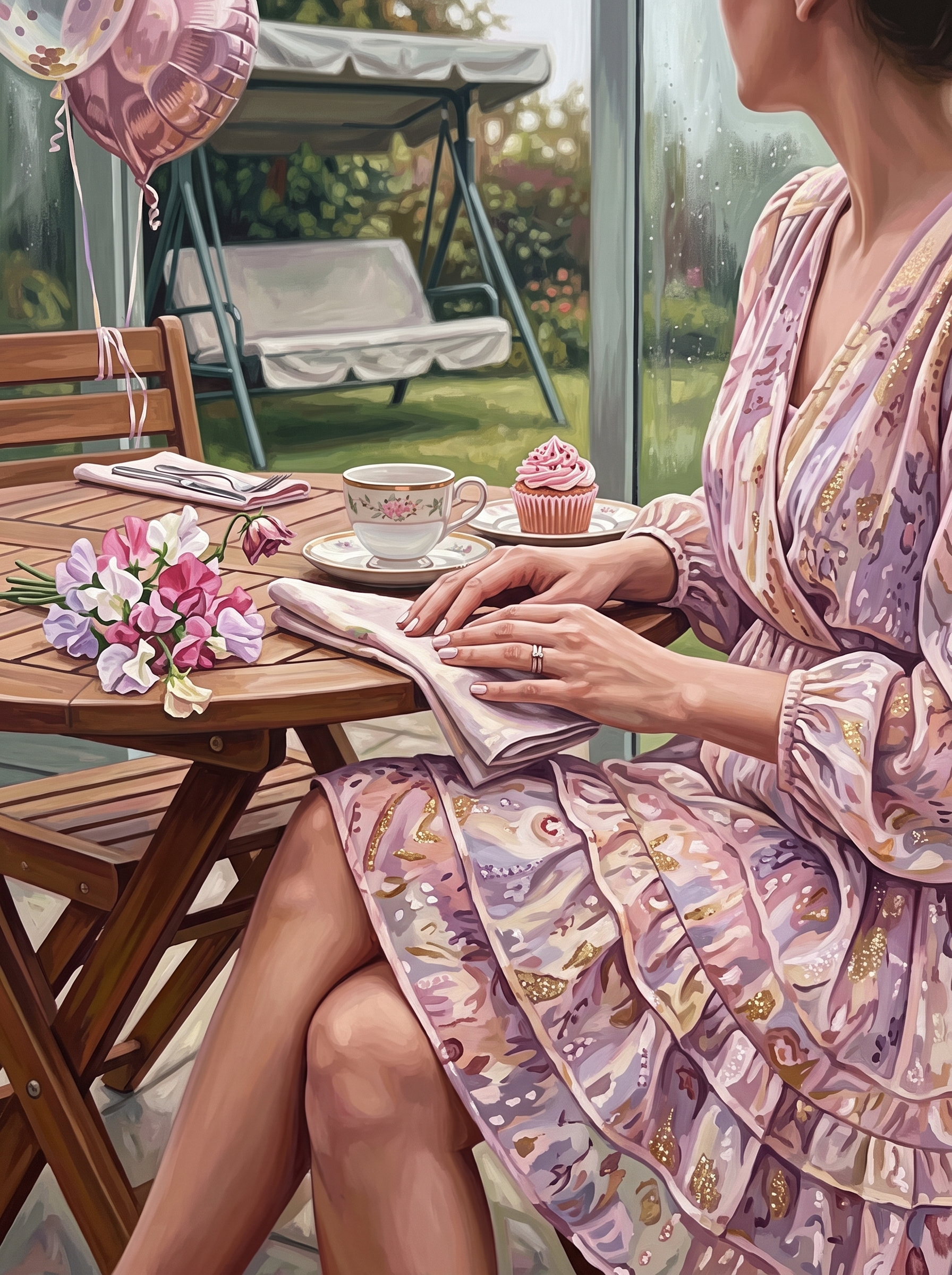 Garden Table for One