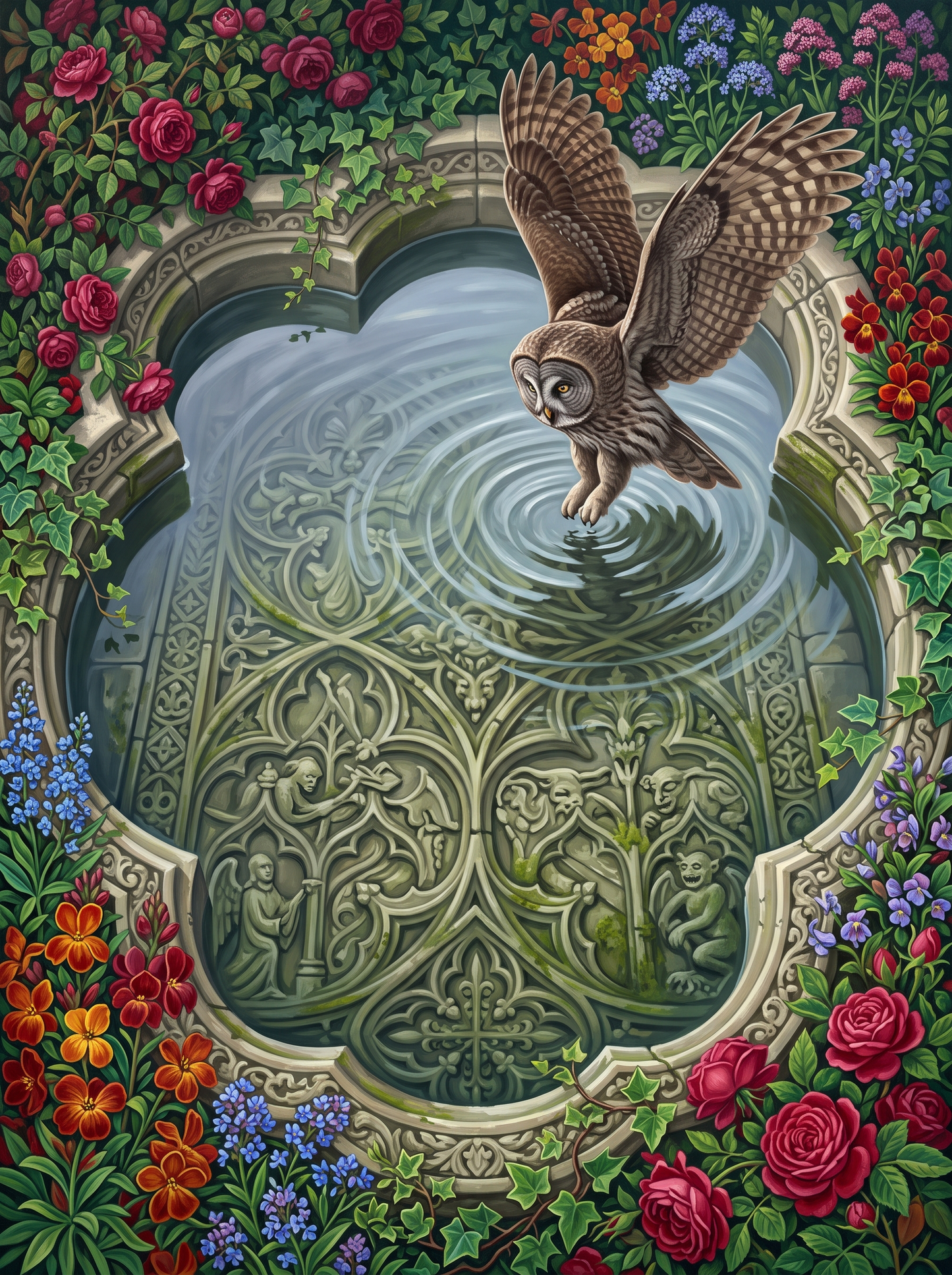 Gargoyle Roof Owl