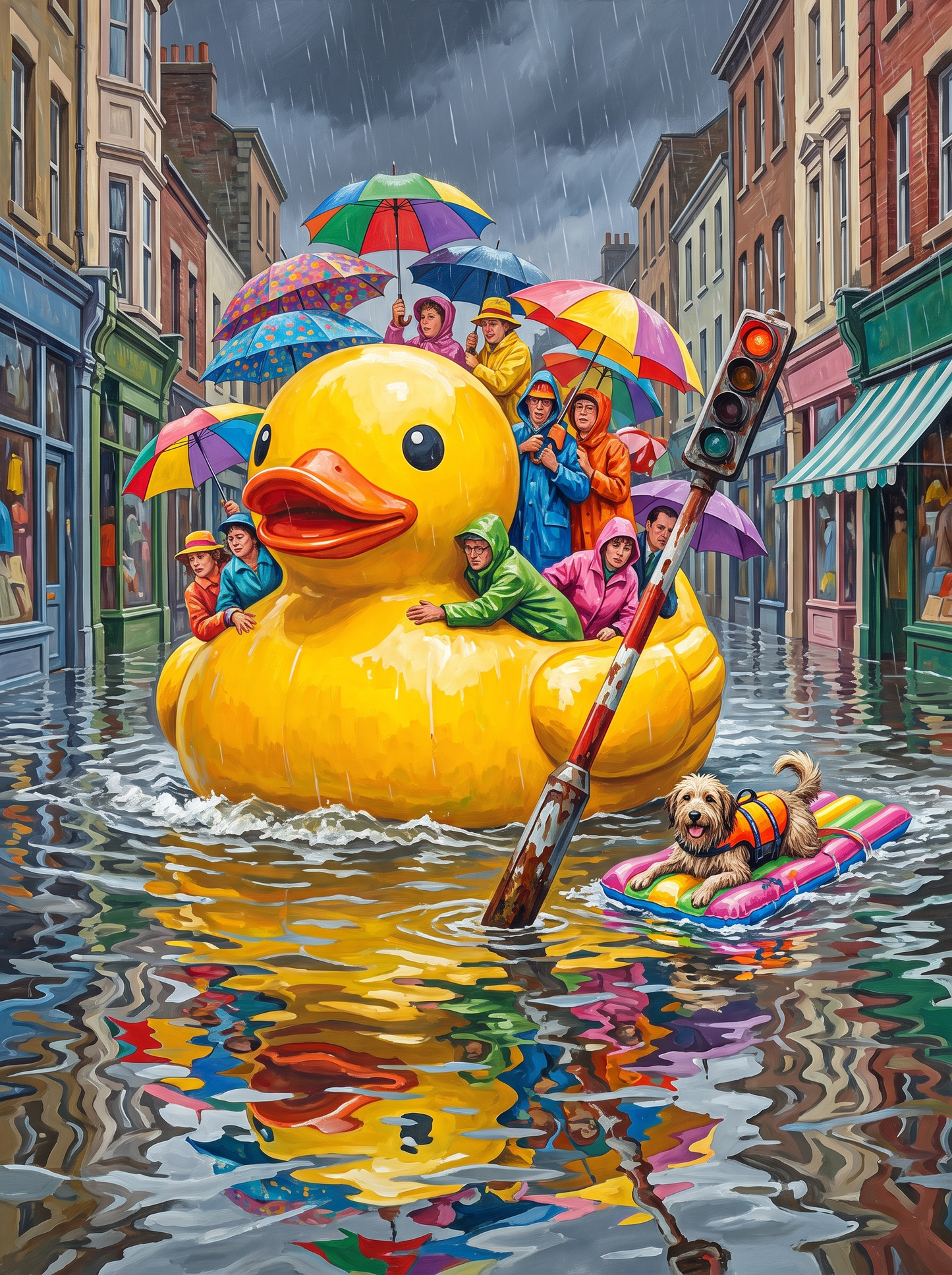 Giant Rubber Duck Flood