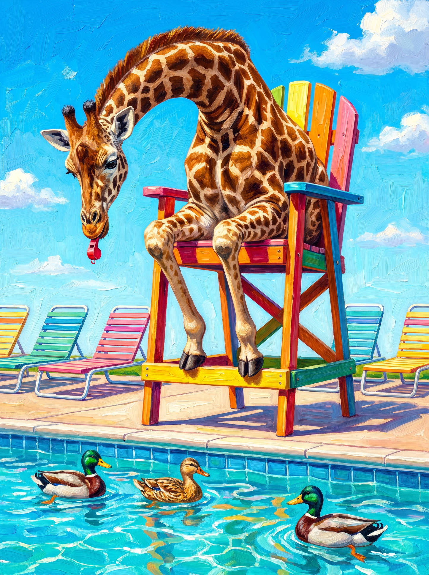 Giraffe Lifeguard