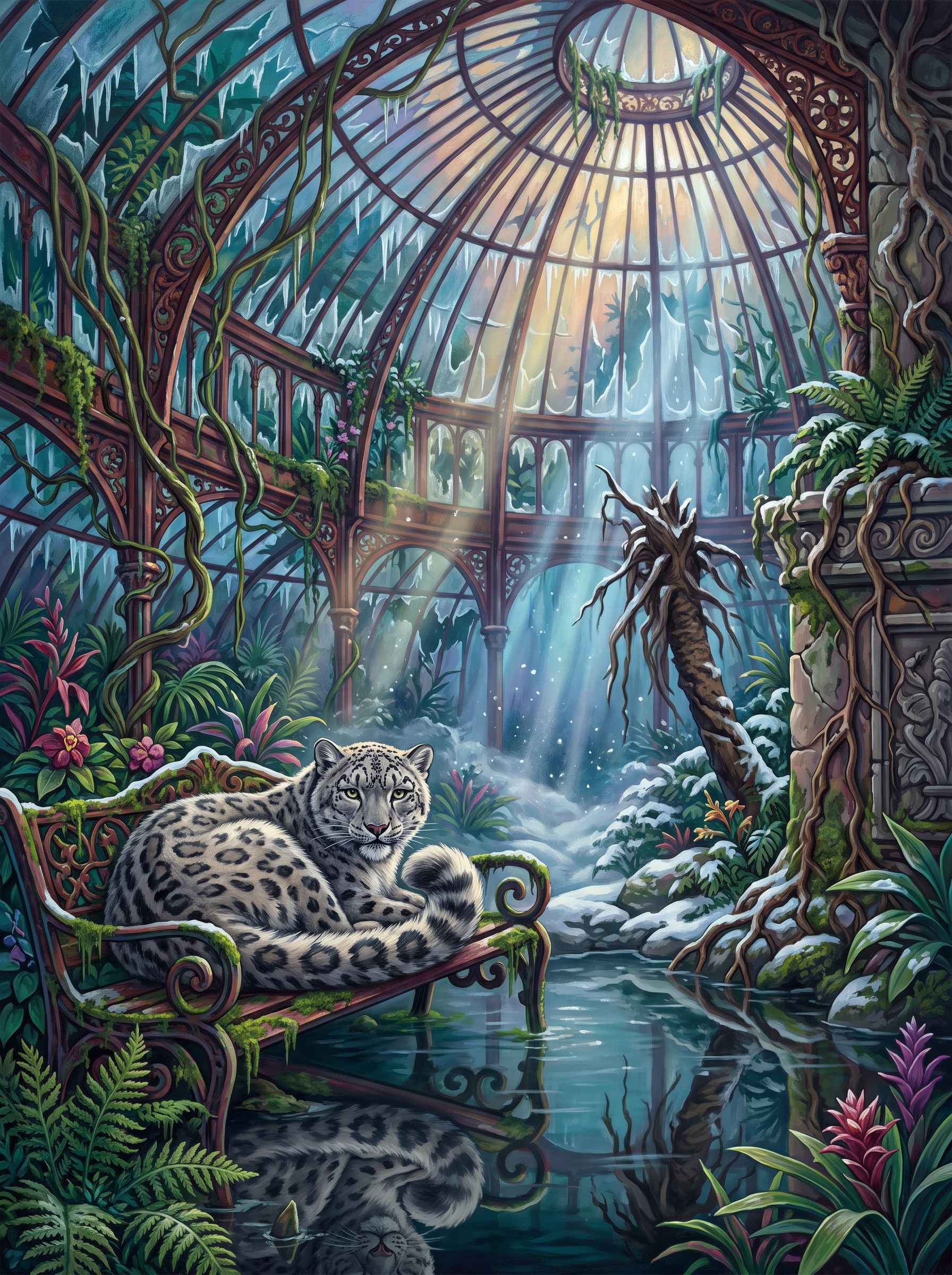 Glasshouse Snow Leopard