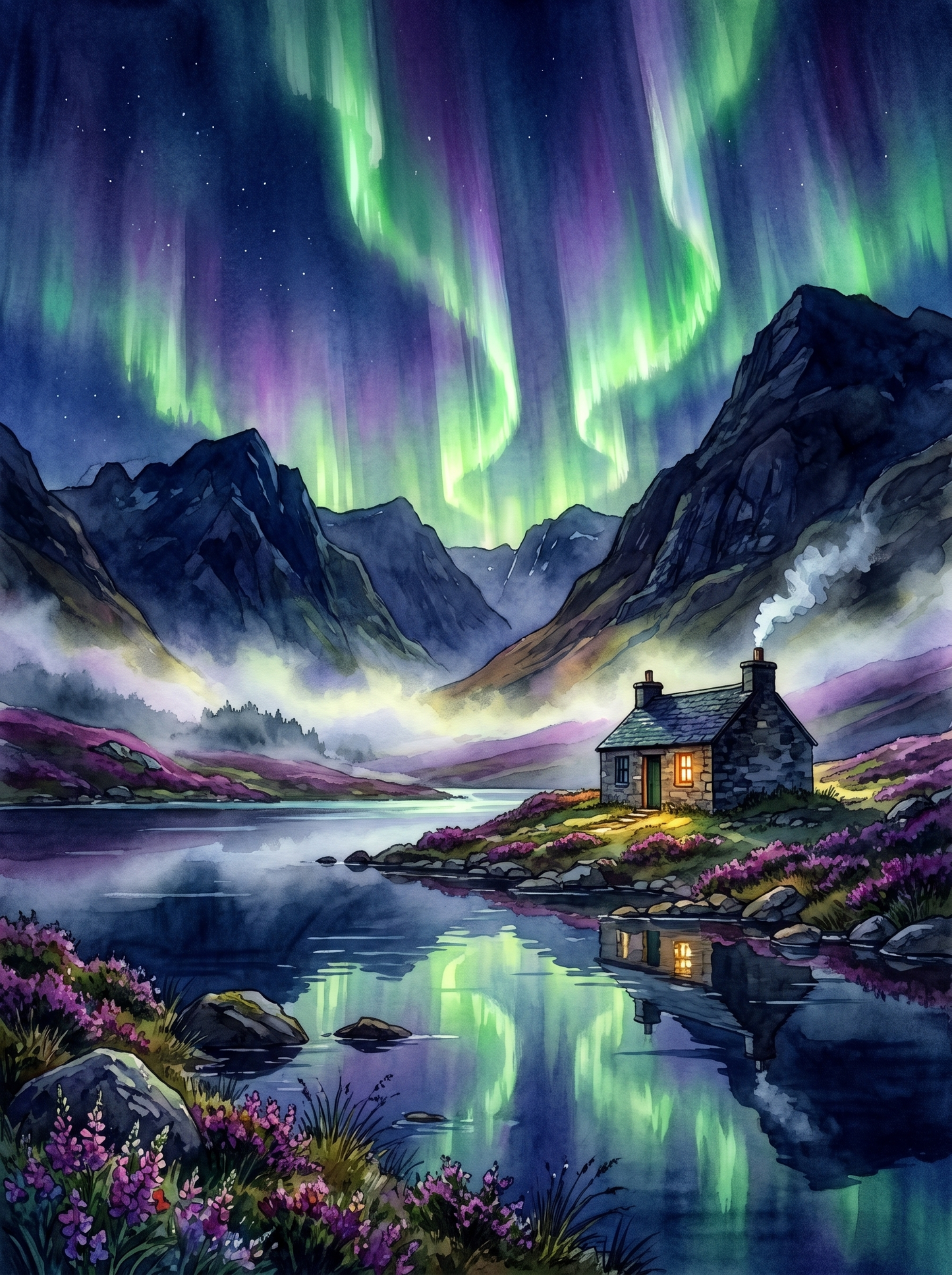 Aurora Night over Glencoe