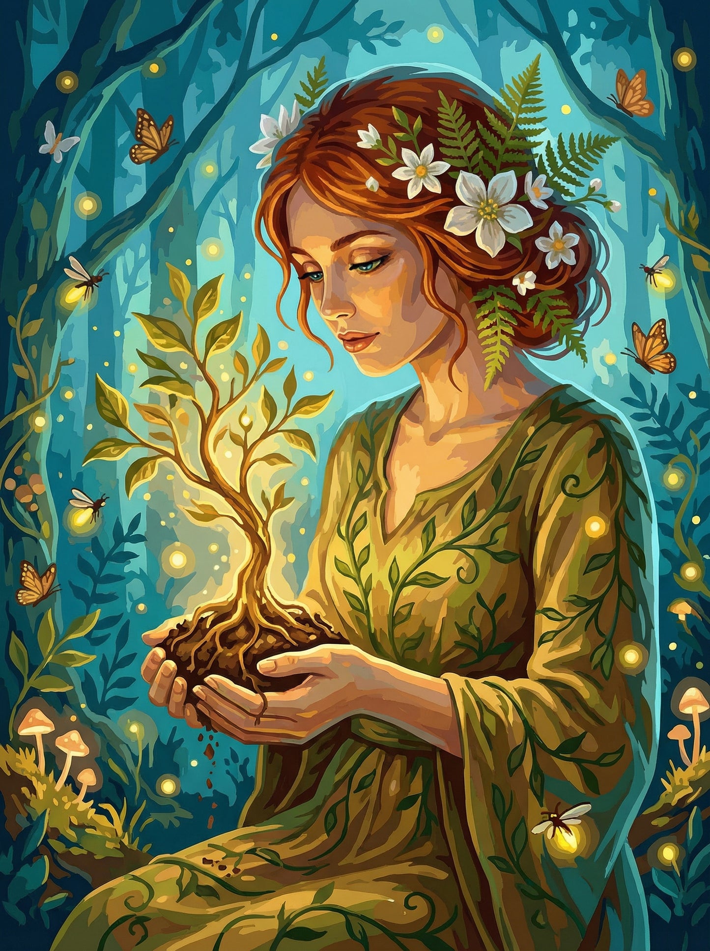 Forest Spirit’s Living Light (Diamond Painting) Diamond Painting kit