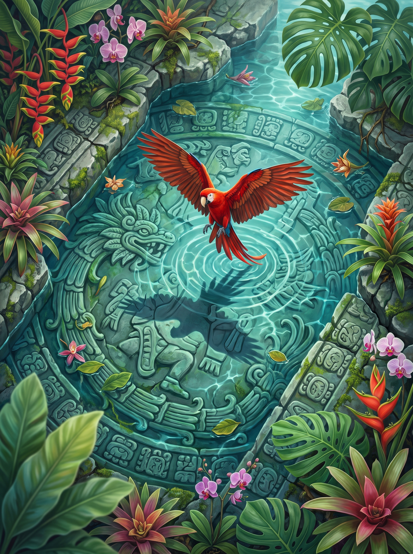 Glyph Floor Macaw