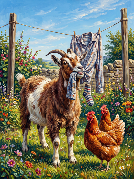 Goat Ate the Washing