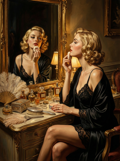 Golden Age Vanity (Diamond Painting) Diamond Painting kit