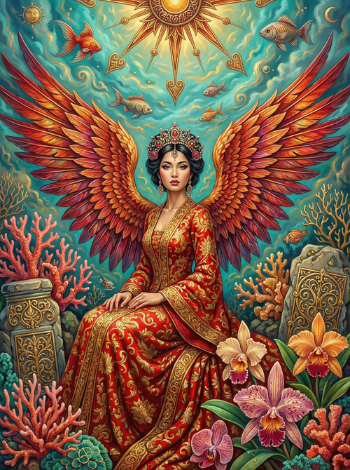 Golden Goddess Meditation (100 Color Diamond Painting) Diamond Painting kit