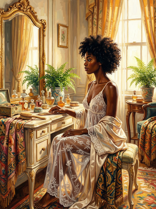 Golden Hour Vanity (100 Color Diamond Painting) Diamond Painting kit