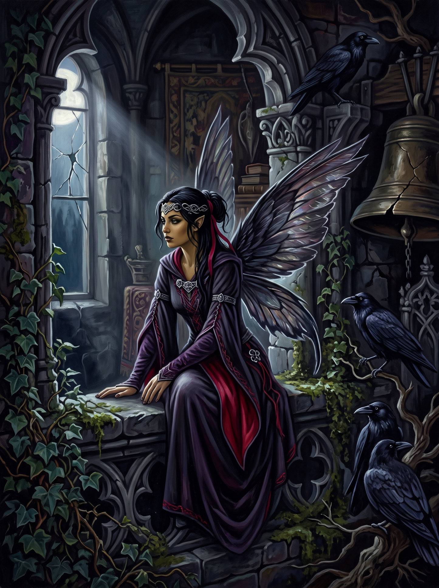 Gothic Raven Fairy II