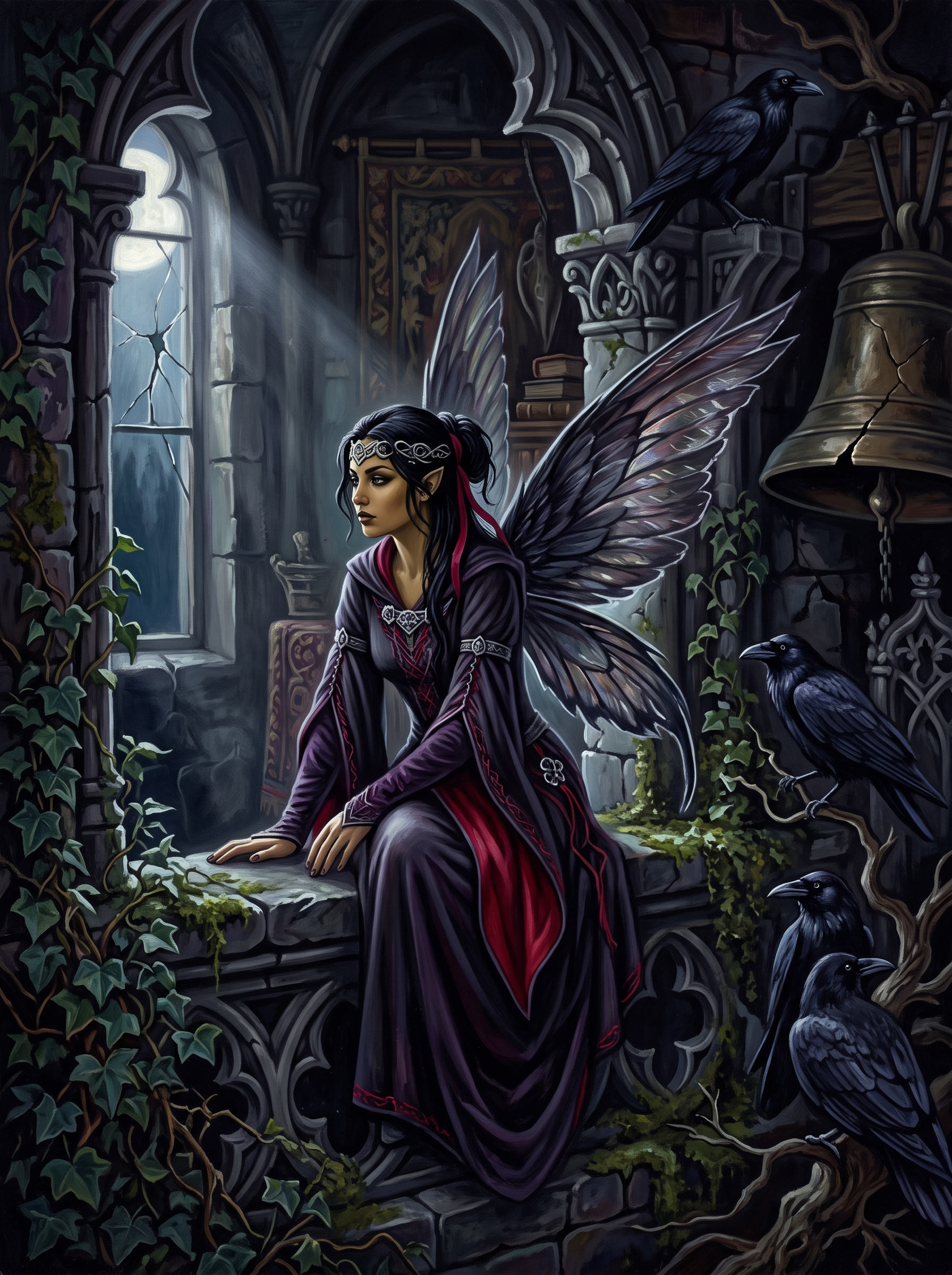 Gothic Raven Fairy II