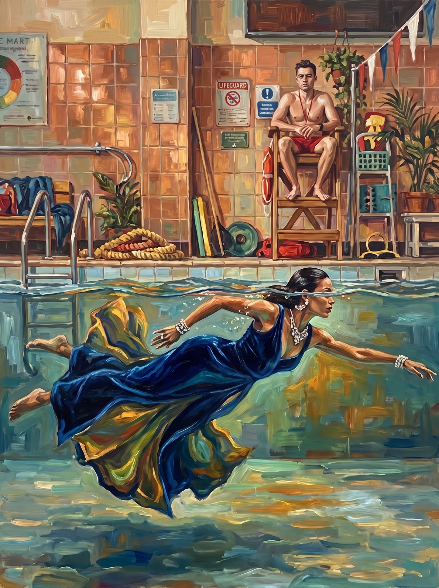 Swimming in Silk