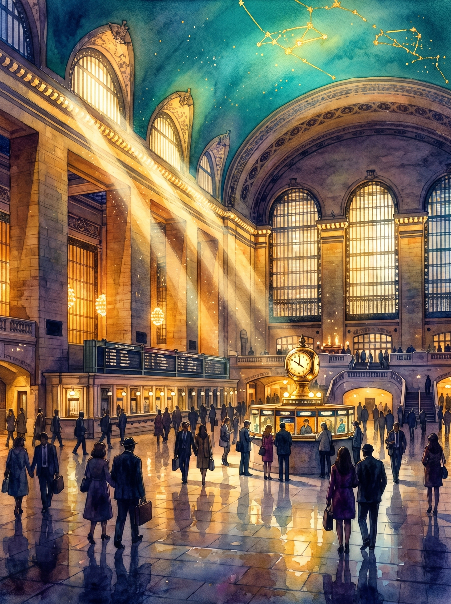 Light Shafts in Grand Central