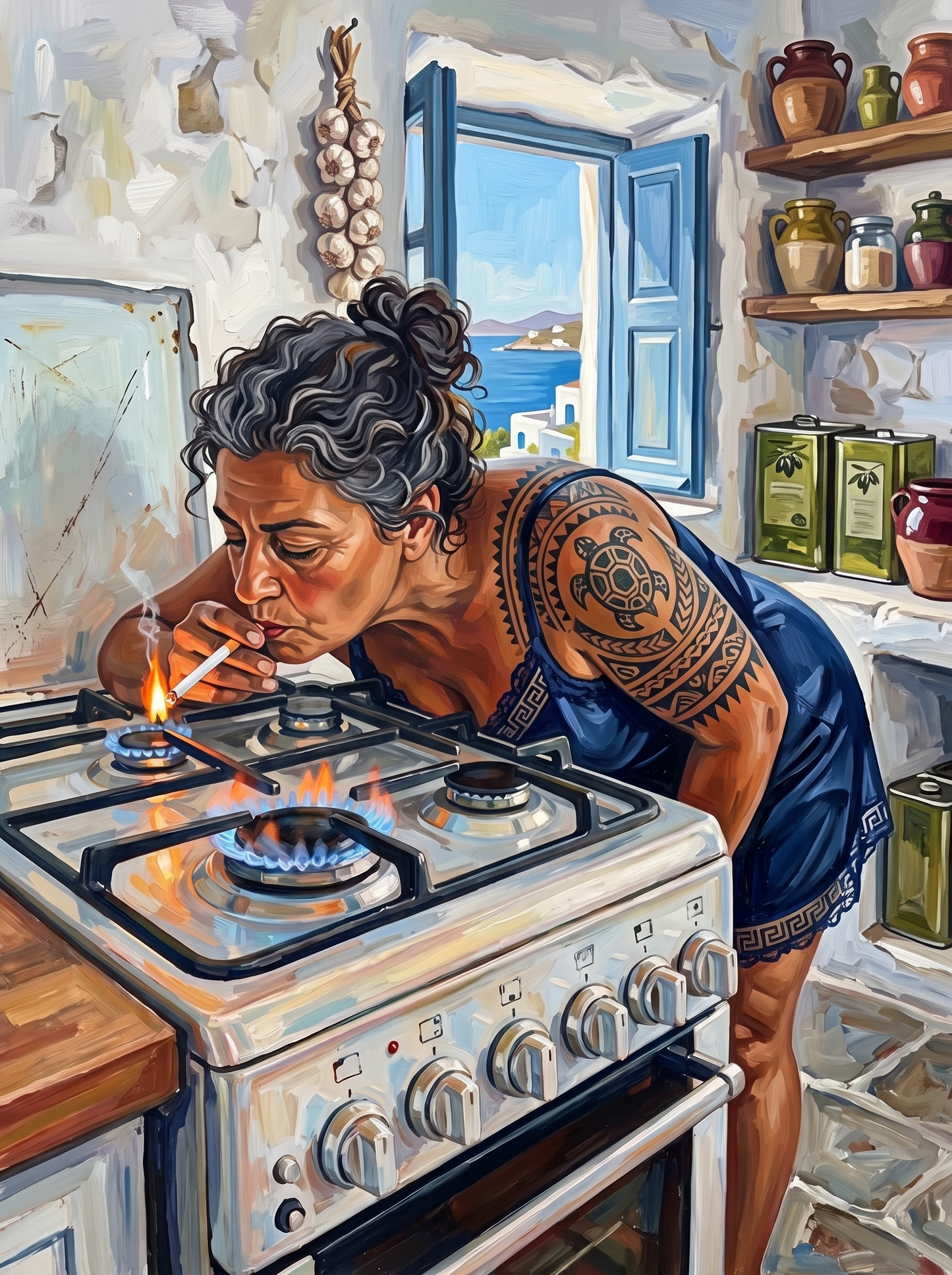 Greek Island Kitchen