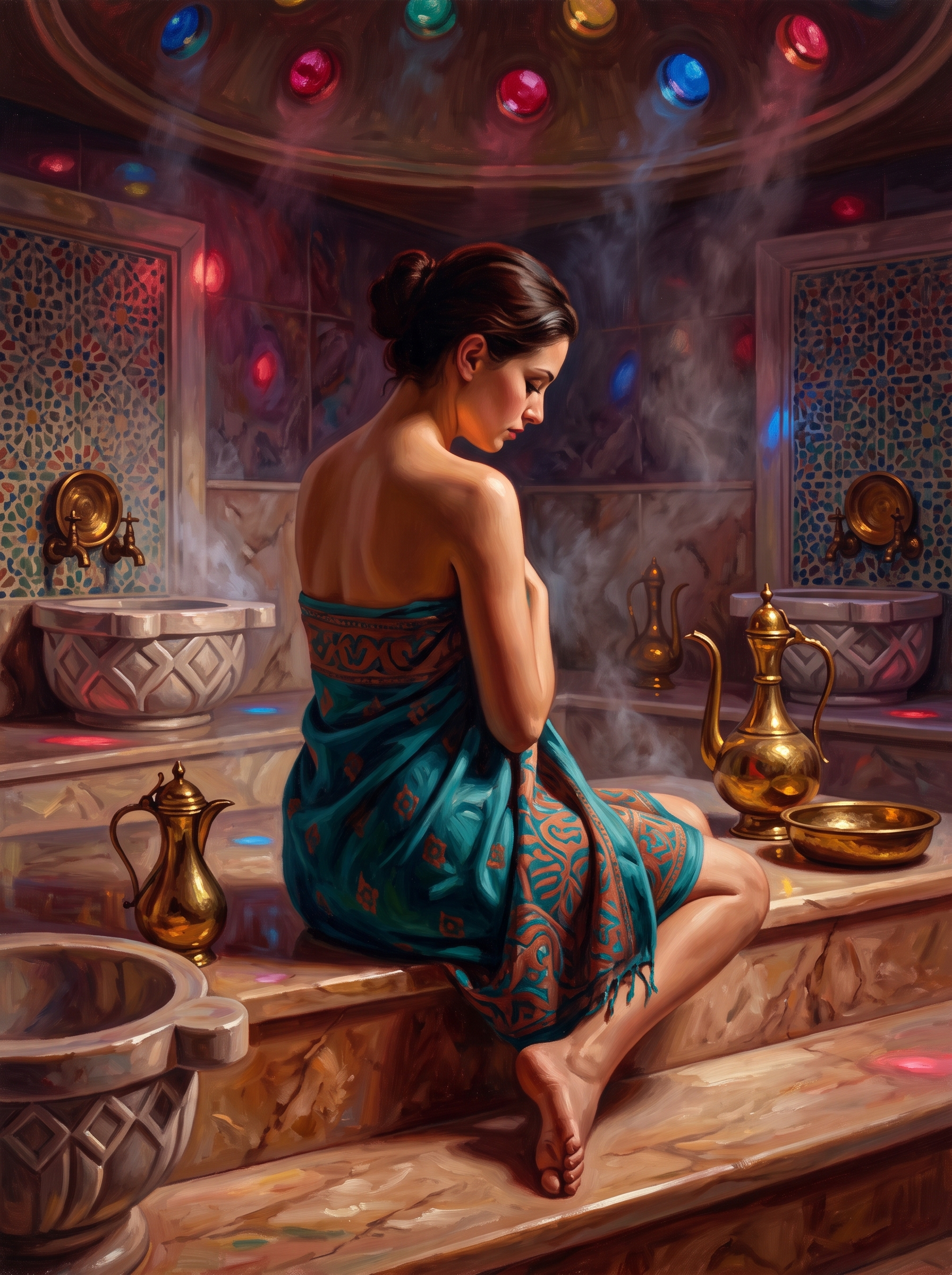 Hammam Coloured Light