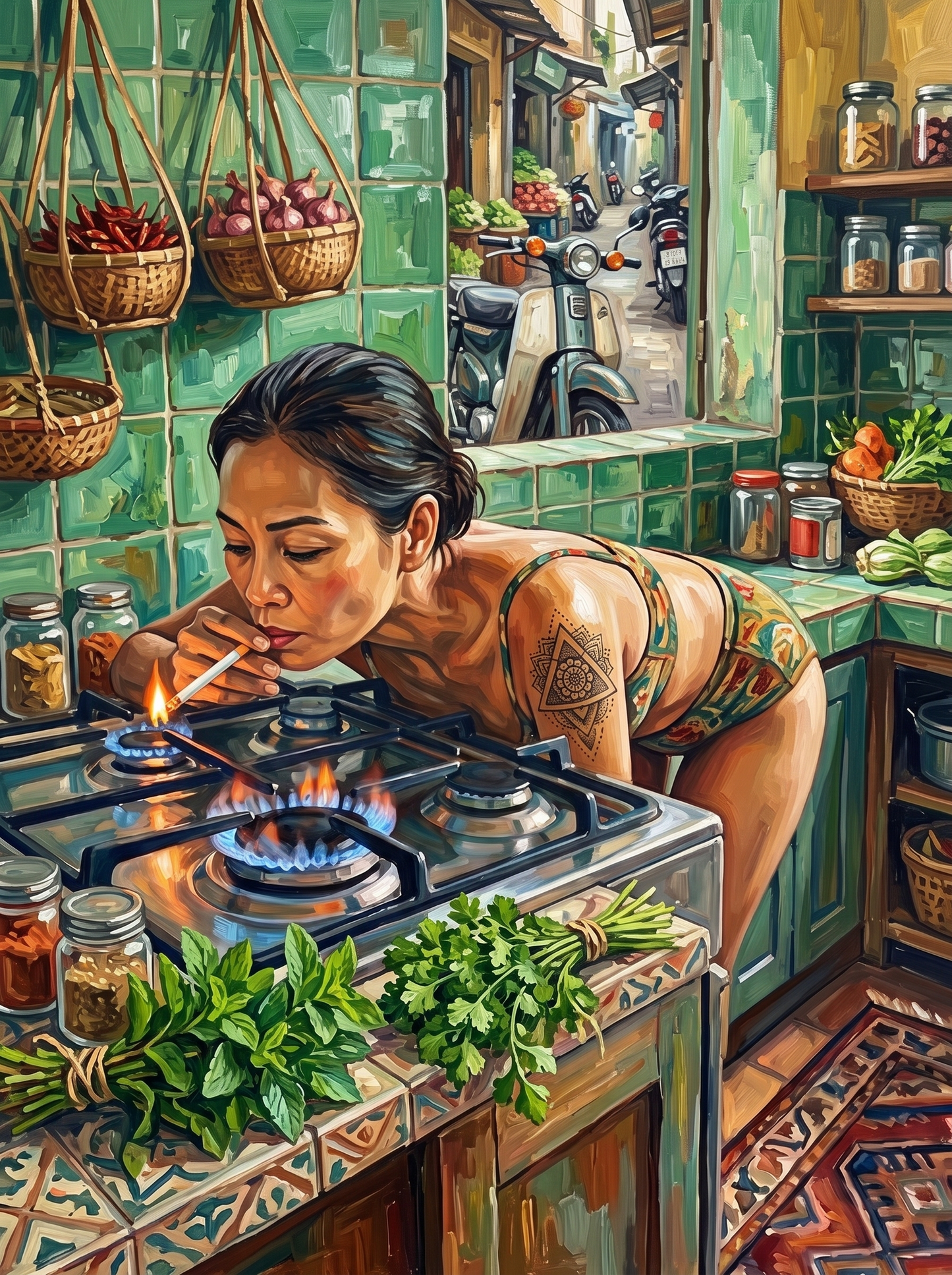 Hanoi Blue Kitchen