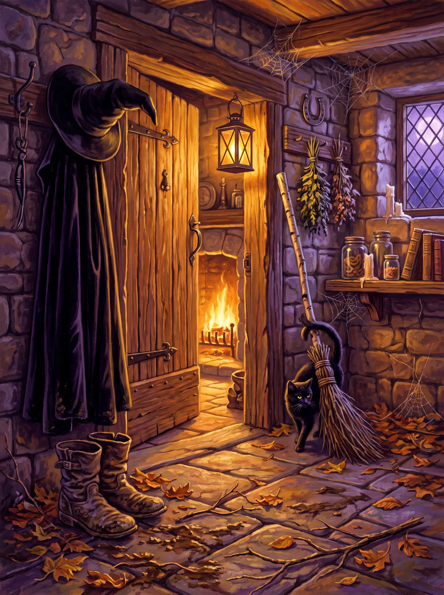 Hat Cloak and Broom