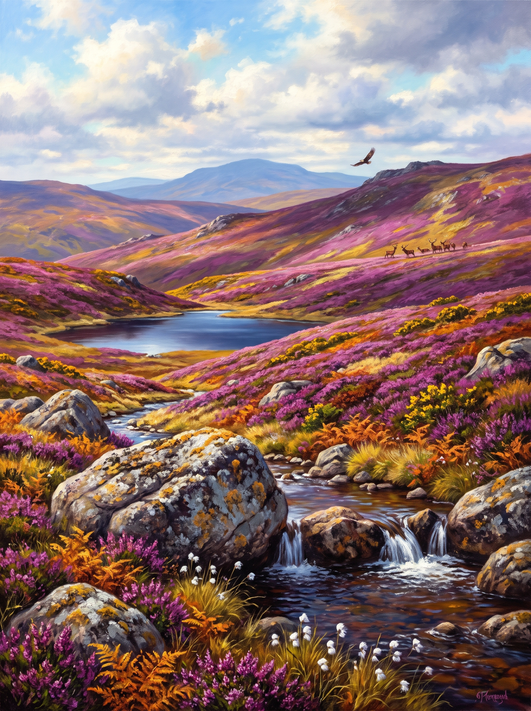 Heather Moor and Loch