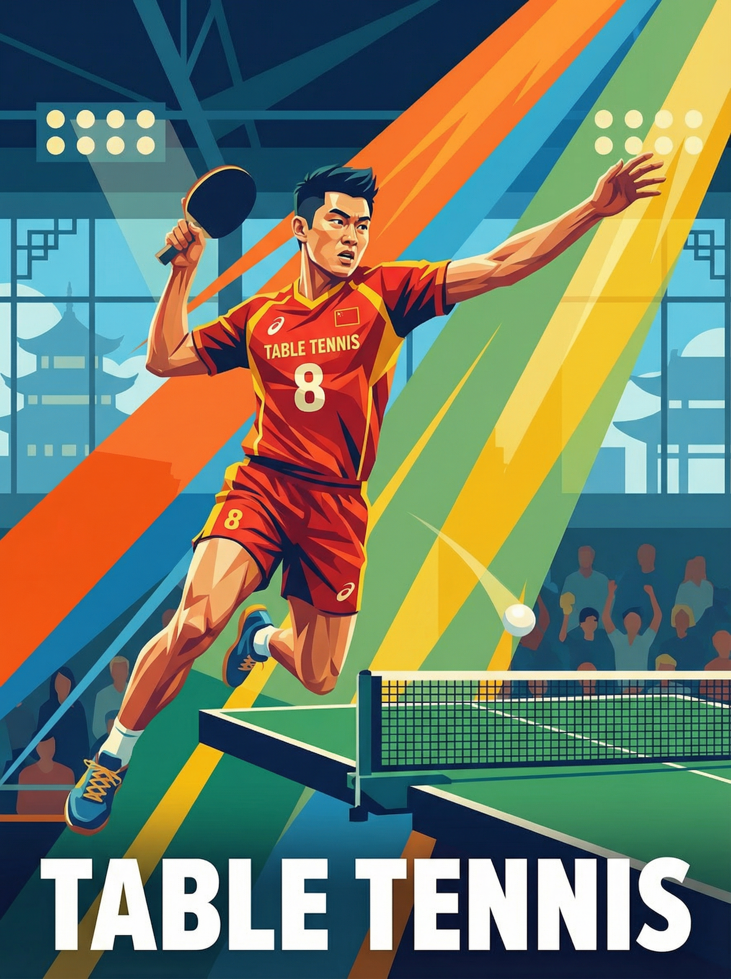 Table Tennis Fury (Diamond Painting) Diamond Painting kit