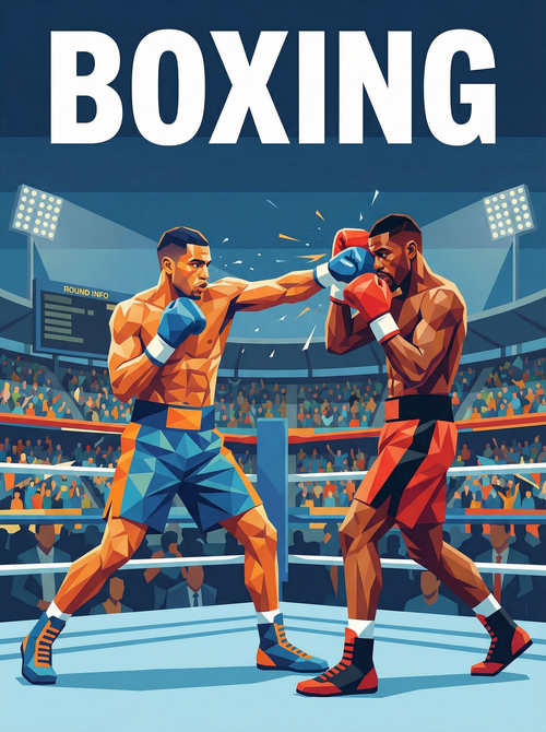 Boxing Impact Duel (Diamond Painting) Diamond Painting kit