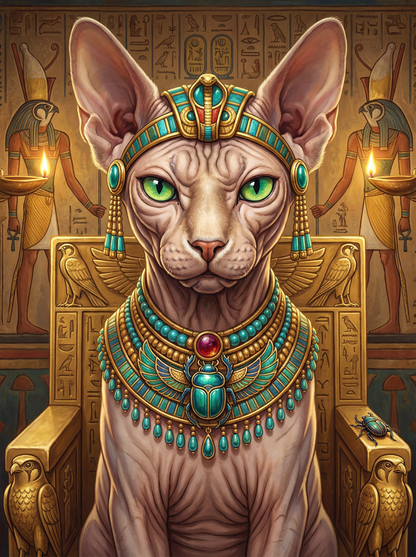 Egyptian Sphynx Cat