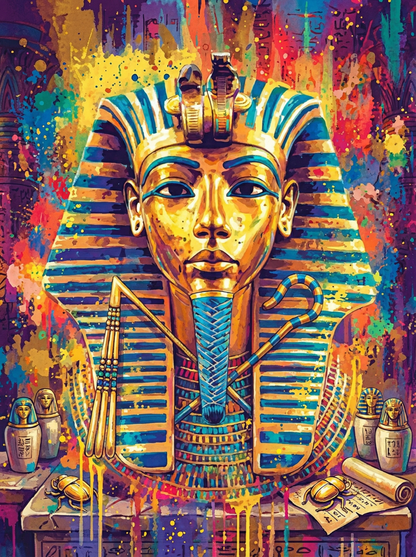 Pharaoh Eternal Radiance (100 Color Diamond Painting) Diamond Painting kit