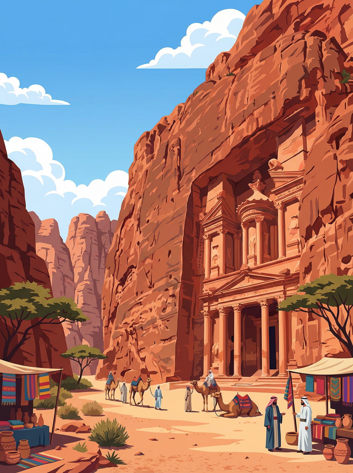 Petra Desert Gateway (Diamond Painting) Diamond Painting kit