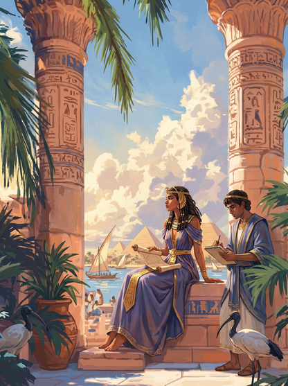 Nile Scholars’ Haven (Diamond Painting) Diamond Painting kit