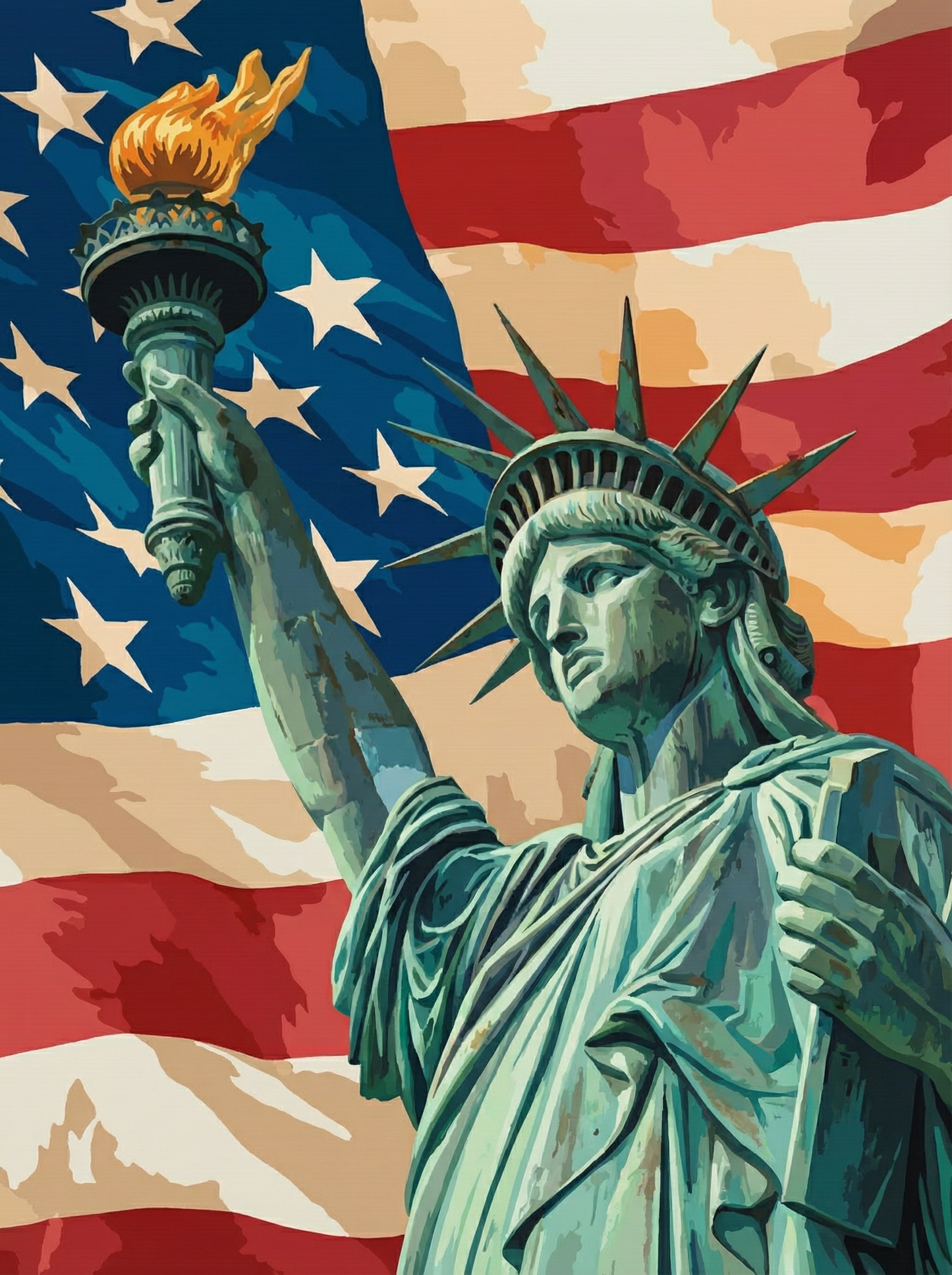 Statue of Liberty Glory (Diamond Painting) Diamond Painting kit