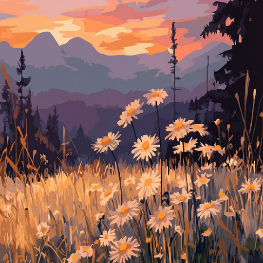 Daisy Meadow Dusk