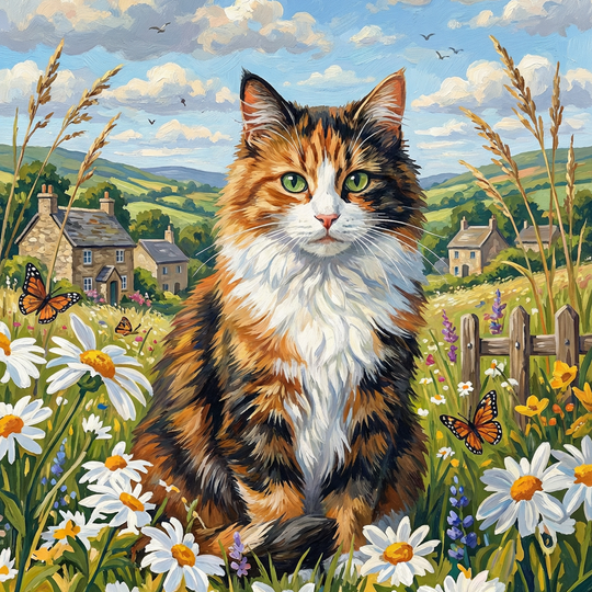Meadow Cat Reverie