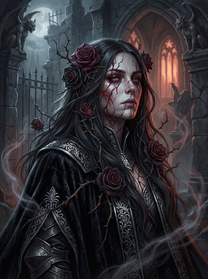Crimson Gothic Empress (Diamond Painting) Diamond Painting kit