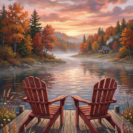 Autumn Riverfront Chairs