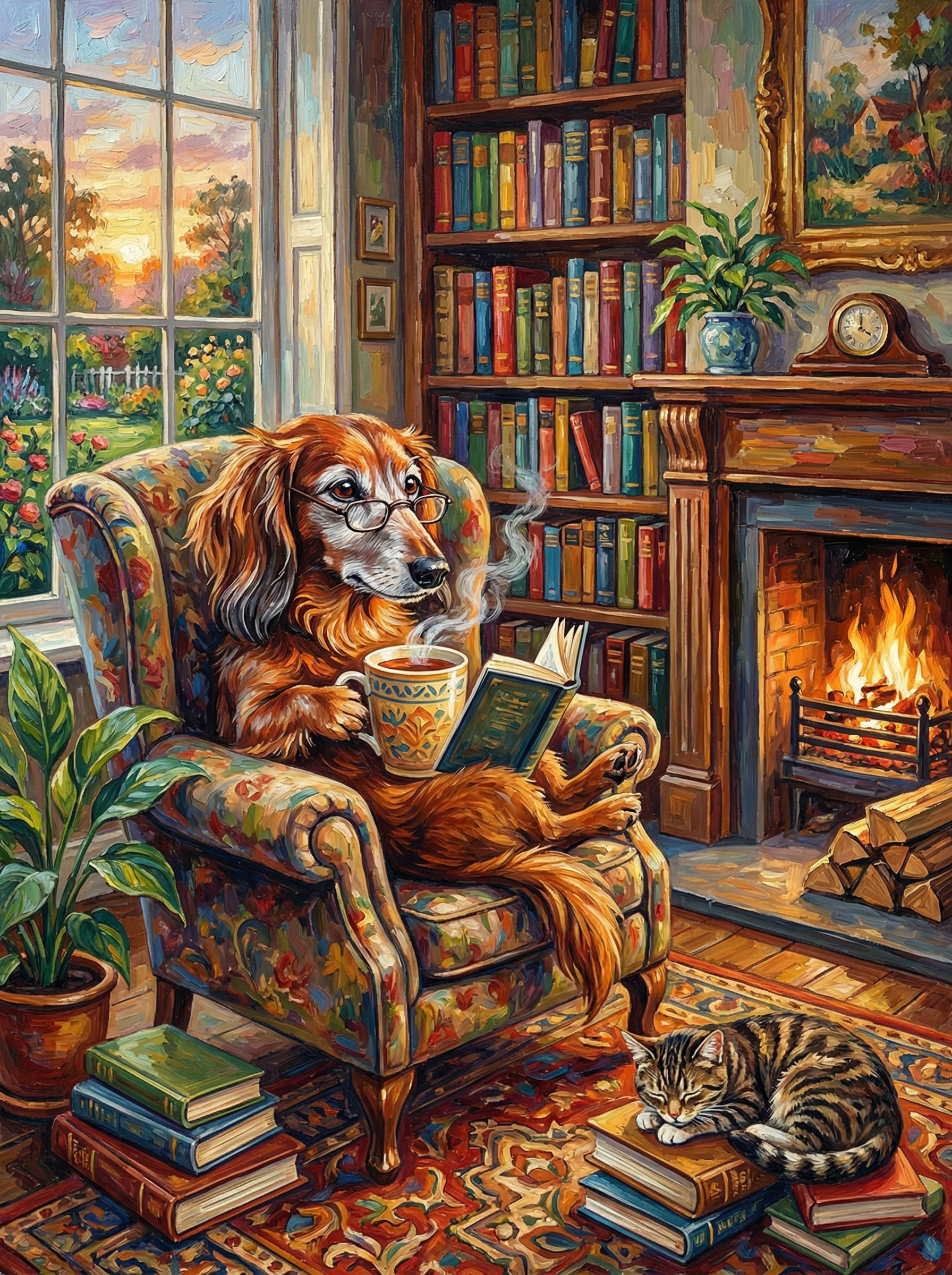 Fireside Tales (100 Color Diamond Painting) Diamond Painting kit