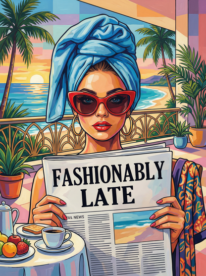 Fashionably Late Morning (Diamond Painting) Diamond Painting kit