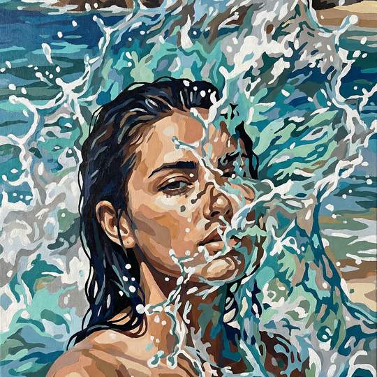 Ocean Splash Portrait